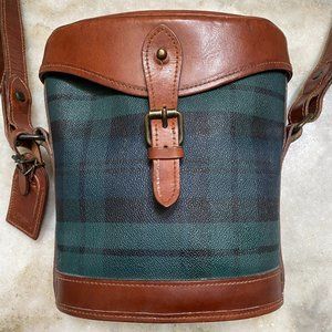 Vintage 80's Ralph Lauren Blackwatch Plaid Shoulder / Cross-body bag